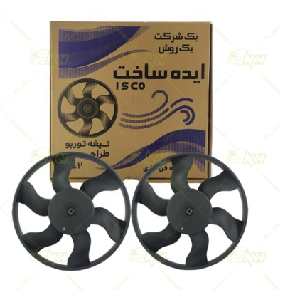 تصویر از پروانه فن توربو 405 خاری توان قطعه