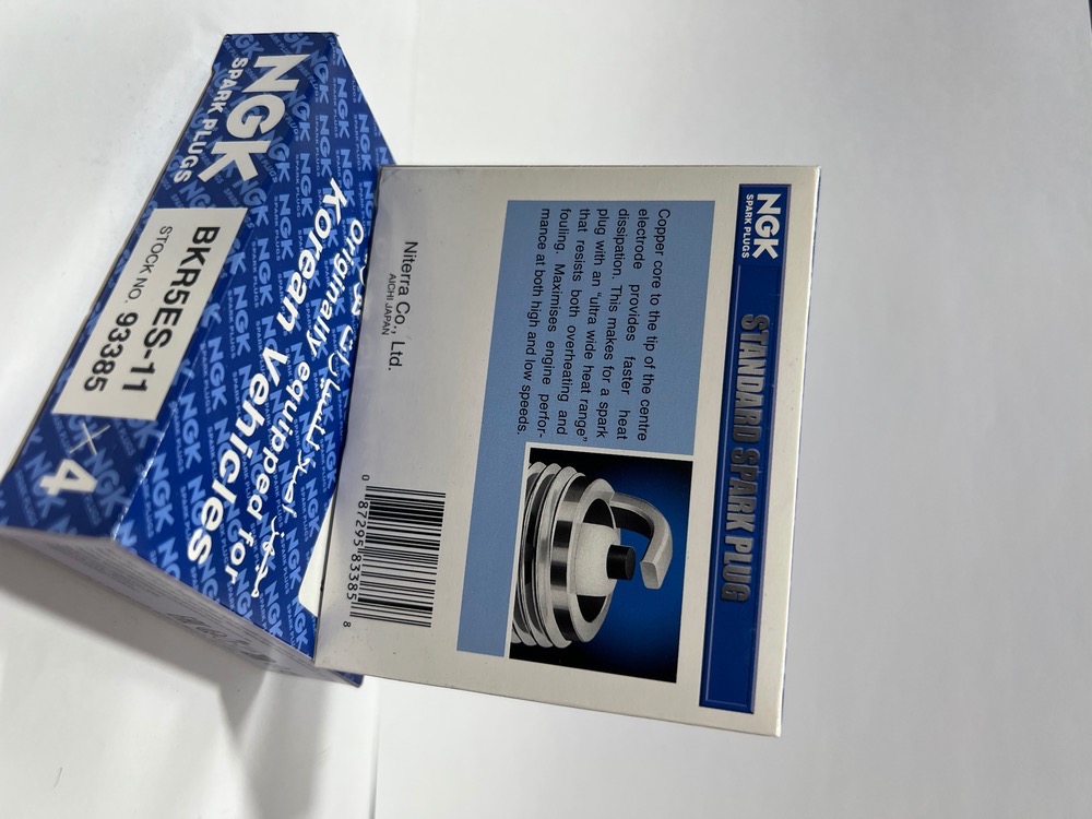 تصویر از شمع پایه کوتاه NGK نیکل ژاپن